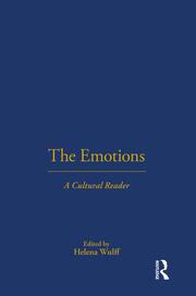 The Emotions: A Cultural Reader book cover