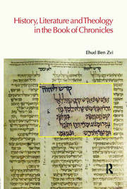 History, Literature and Theology in the Book of Chronicles book cover