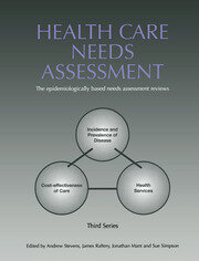 Health Care Needs Assessment: The Epidemiologically Based Needs Assessment Reviews, v. 2, First Series book cover