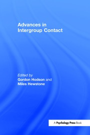 Advances in Intergroup Contact book cover