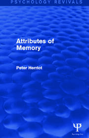 Attributes of Memory book cover