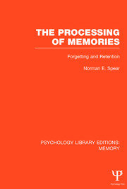 The Processing of Memories (PLE: Memory): Forgetting and Retention book cover