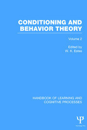 Handbook of Learning and Cognitive Processes (Volume 2): Conditioning and Behavior Theory book cover