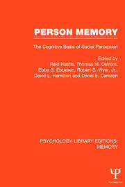 Person Memory (PLE: Memory): The Cognitive Basis of Social Perception book cover