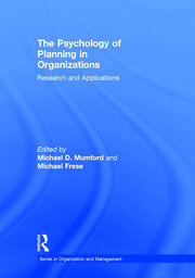 The Psychology of Planning in Organizations: Research and Applications book cover