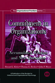 Commitment in Organizations: Accumulated Wisdom and New Directions book cover