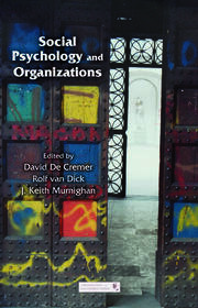 Social Psychology and Organizations book cover
