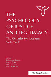 The Psychology of Justice and Legitimacy book cover