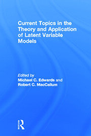 Current Topics in the Theory and Application of Latent Variable Models book cover