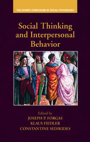 Social Thinking and Interpersonal Behavior book cover