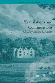Translations and Continuations: Riccoboni and Brooke, Graffigny and Roberts book cover
