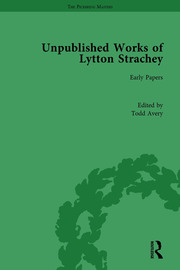 Unpublished Works of Lytton Strachey book cover