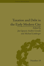 Taxation and Debt in the Early Modern City book cover