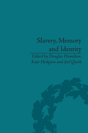 Slavery, Memory and Identity: National Representations and Global Legacies book cover
