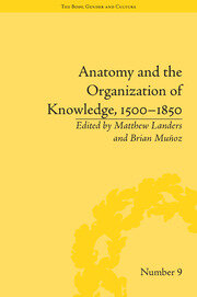 Anatomy and the Organization of Knowledge, 1500–1850 book cover