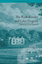 The Rash Resolve and Life's Progress: by Eliza Haywood book cover