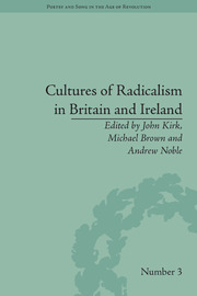 Cultures of Radicalism in Britain and Ireland book cover