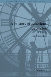 A History of Emotions, 1200–1800 book cover