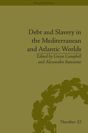 Debt and Slavery in the Mediterranean and Atlantic Worlds book cover