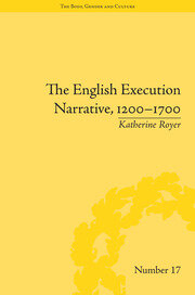 The English Execution Narrative, 1200–1700 book cover