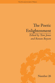 The Poetic Enlightenment: Poetry and Human Science, 1650–1820 book cover