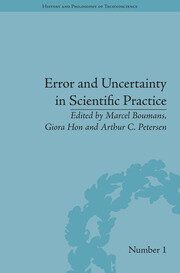 Error and Uncertainty in Scientific Practice book cover