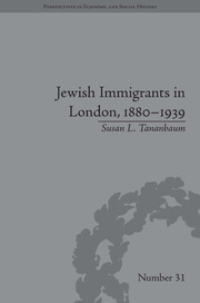 Jewish Immigrants in London, 1880–1939 book cover
