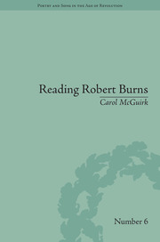 Reading Robert Burns: Texts, Contexts, Transformations book cover