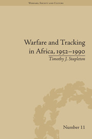 Warfare and Tracking in Africa, 1952–1990 book cover