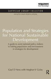 Population and Strategies for National Sustainable Development book cover