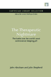 The Therapeutic Nightmare: The battle over the world's most controversial sleeping pill book cover