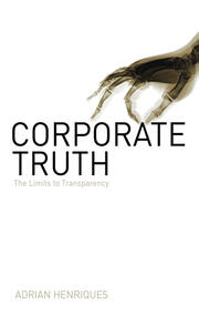 Corporate Truth: The Limits to Transparency book cover