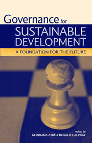 Governance for Sustainable Development: A Foundation for the Future book cover