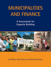 Municipalities and Finance: A Sourcebook for Capacity Building book cover