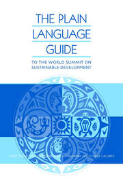 The Plain Language Guide to the World Summit on Sustainable Development book cover