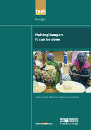 UN Millennium Development Library: Halving Hunger: It Can Be Done book cover