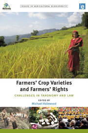Farmers' Crop Varieties and Farmers' Rights: Challenges in Taxonomy and Law book cover