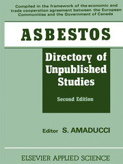 Asbestos: Directory of Unpublished Studies book cover