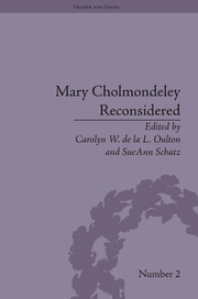 Mary Cholmondeley Reconsidered book cover