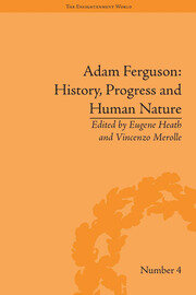 Adam Ferguson: History, Progress and Human Nature book cover