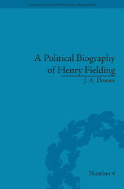 A Political Biography of Henry Fielding book cover