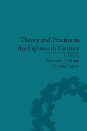 Theory and Practice in the Eighteenth Century: Writing Between Philosophy and Literature book cover