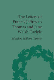 The Letters of Francis Jeffrey to Thomas and Jane Welsh Carlyle book cover