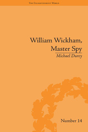 William Wickham, Master Spy: The Secret War Against the French Revolution book cover