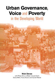 Urban Governance Voice and Poverty in the Developing World book cover