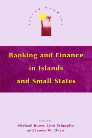 Banking and Finance in Islands and Small States book cover