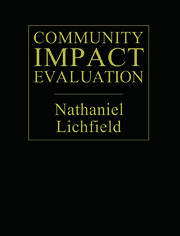 Community Impact Evaluation: Principles And Practice book cover