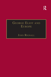 George Eliot and Europe book cover