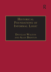 Historical Foundations of Informal Logic book cover