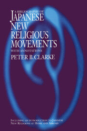 Bibliography of Japanese New Religious Movements book cover
